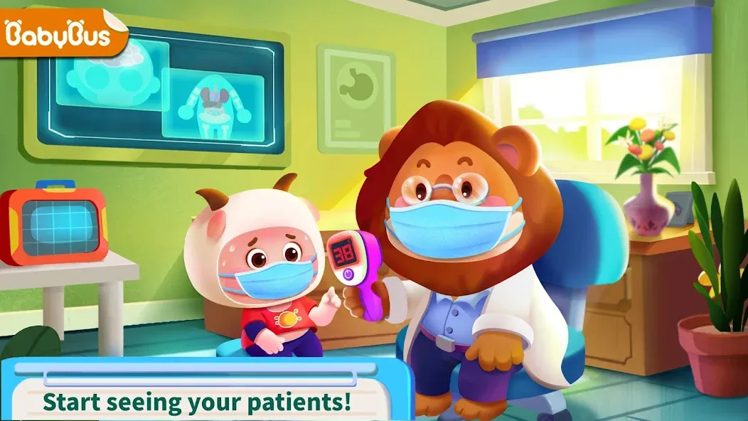 Baby Panda's Hospital Care [МОД: Много монет, Открытые уровни и Мега MOD] Screenshot 1