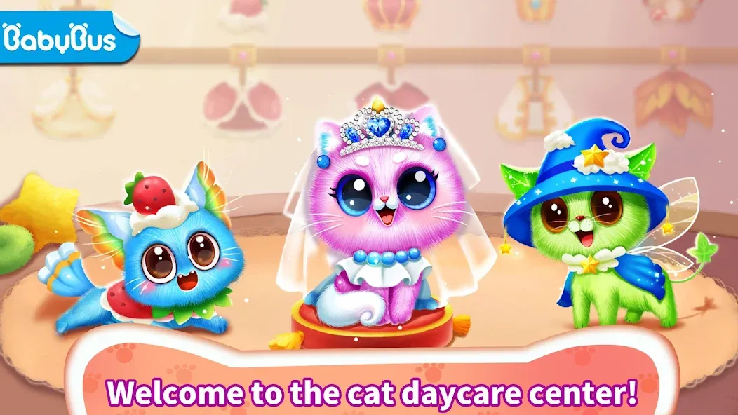 Little Panda: Baby Cat Daycare [МОД: Бесконечные деньги, Монеты и Мега MOD] Screenshot 1