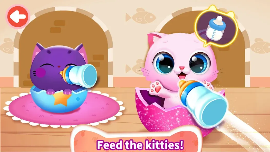 Little Panda: Baby Cat Daycare [МОД: Бесконечные деньги, Монеты и Мега MOD] Screenshot 3