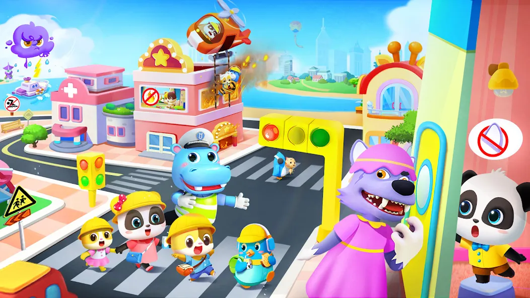 Baby Panda's City [МОД: Много денег, Монет и Все открыто] Screenshot 4