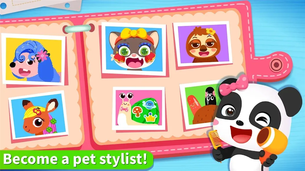 Little Panda's Pet Salon [МОД: Меню, Бесконечные монеты и Открытые уровни] Screenshot 5