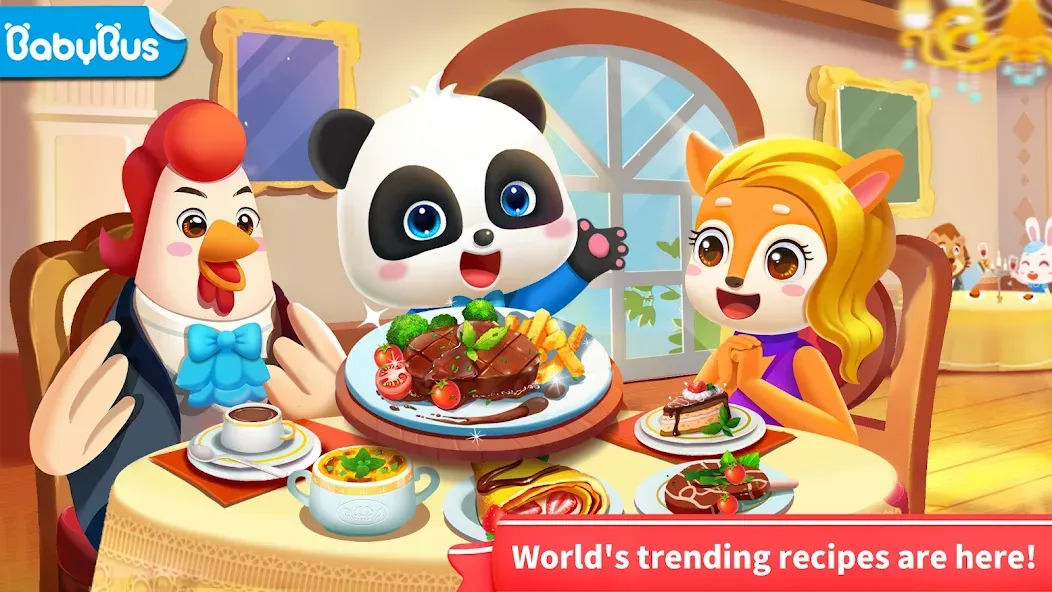 Little Panda's World Recipes [МОД: Бесконечные деньги, Монеты и Мега MOD] Screenshot 1