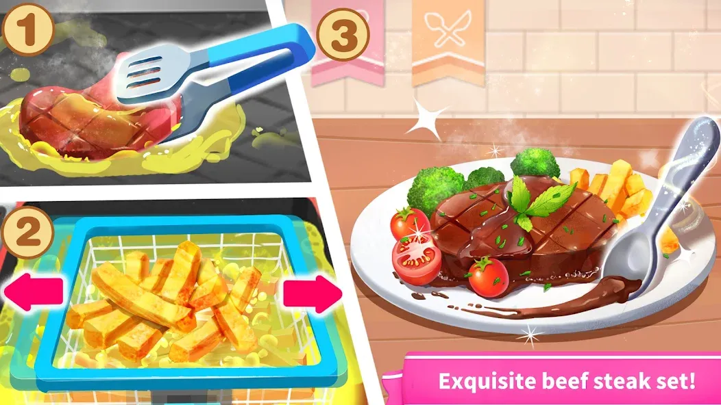 Little Panda's World Recipes [МОД: Бесконечные деньги, Монеты и Мега MOD] Screenshot 2