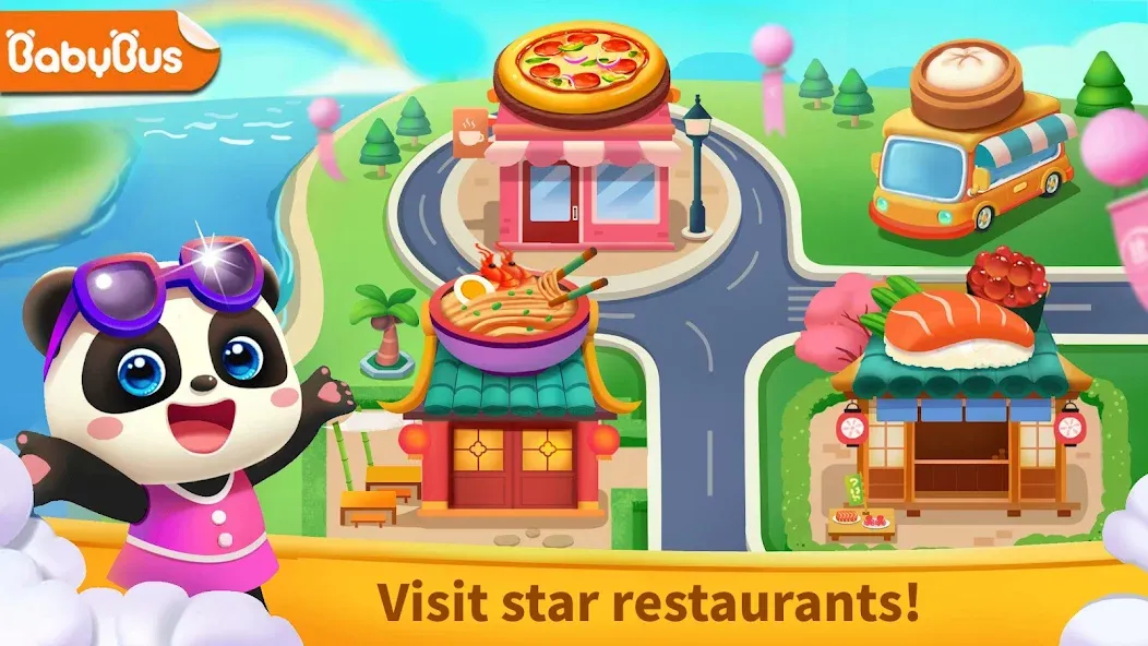 Little Panda: Star Restaurants [МОД: Все открыто, Дополнительные деньги и Меню MOD] Screenshot 1