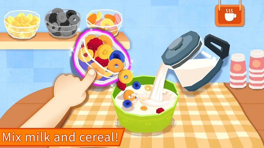 Baby Panda's Breakfast Cooking [МОД: Бесконечные деньги, Монеты и Мега MOD] Screenshot 2