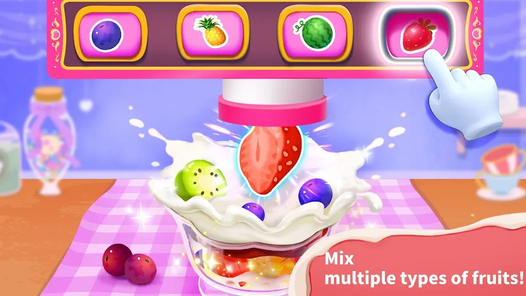 Baby Panda’s Ice Cream Shop [МОД: Все открыто, Дополнительные деньги и Меню MOD] Screenshot 3