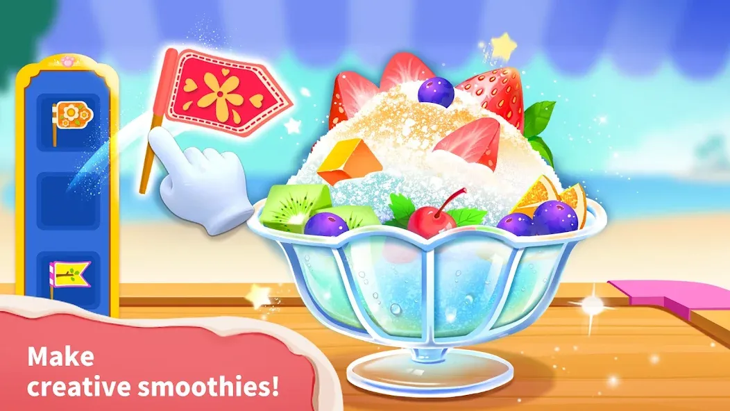 Baby Panda’s Ice Cream Shop [МОД: Все открыто, Дополнительные деньги и Меню MOD] Screenshot 4