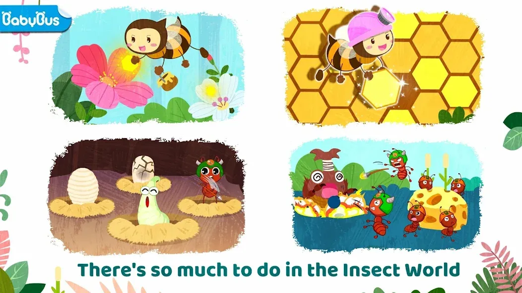 Little Panda's Insect World [МОД: Меню, Бесконечные монеты и Открытые уровни] Screenshot 1