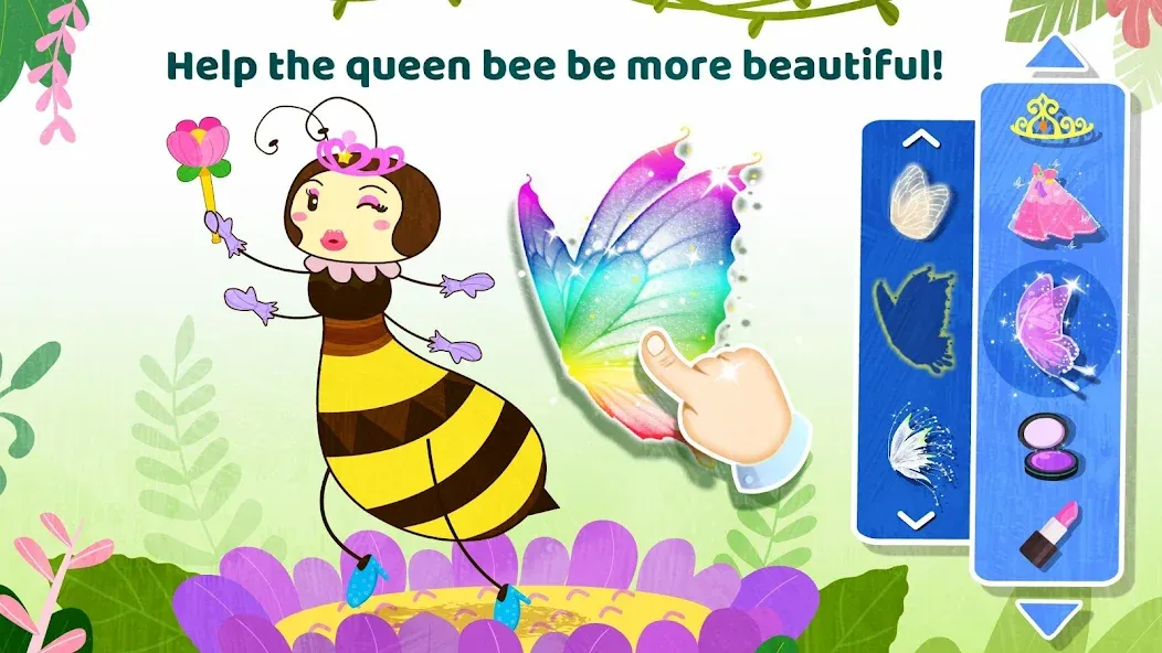 Little Panda's Insect World [МОД: Меню, Бесконечные монеты и Открытые уровни] Screenshot 2