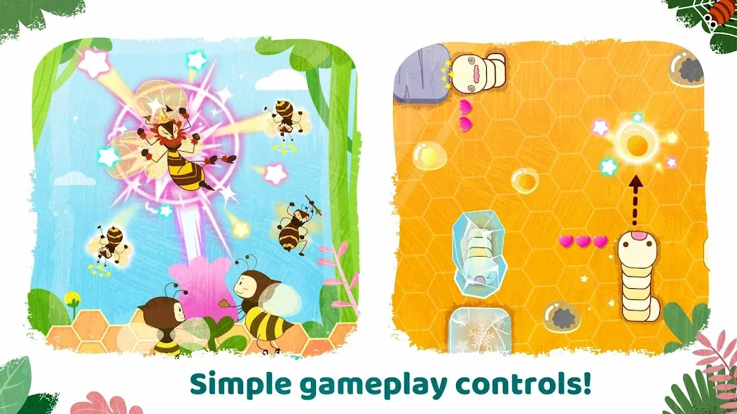 Little Panda's Insect World [МОД: Меню, Бесконечные монеты и Открытые уровни] Screenshot 3