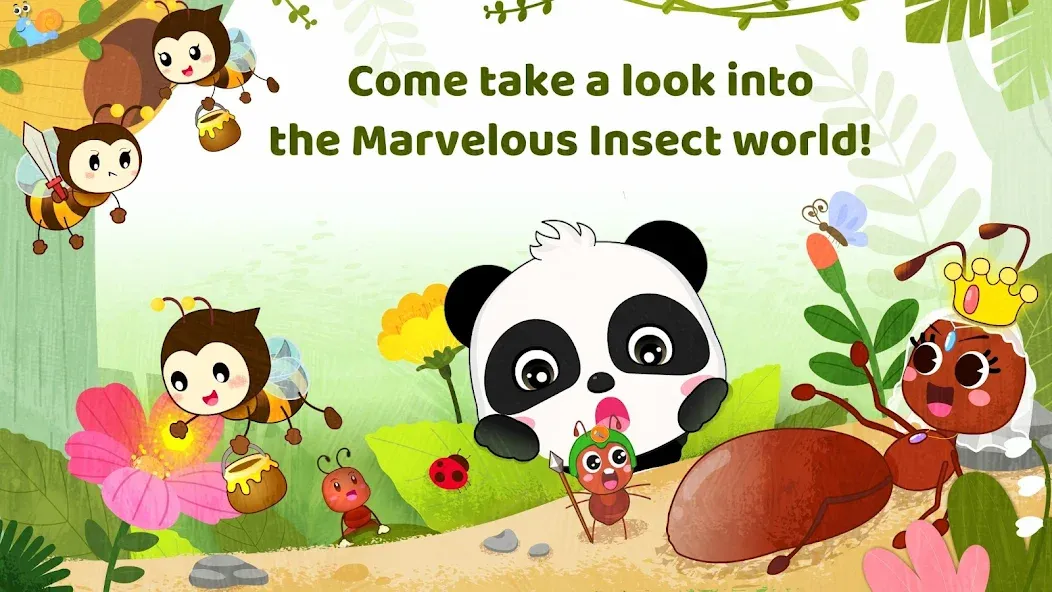 Little Panda's Insect World [МОД: Меню, Бесконечные монеты и Открытые уровни] Screenshot 5