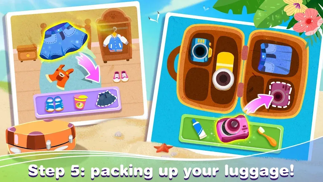 Baby Panda’s Summer: Vacation [МОД: Деньги, Монеты и Меню MOD] Screenshot 5