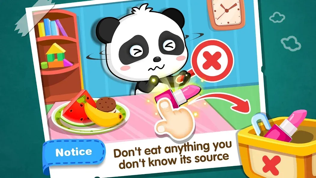 Baby Panda Home Safety [МОД: Деньги, Монеты и Меню MOD] Screenshot 2