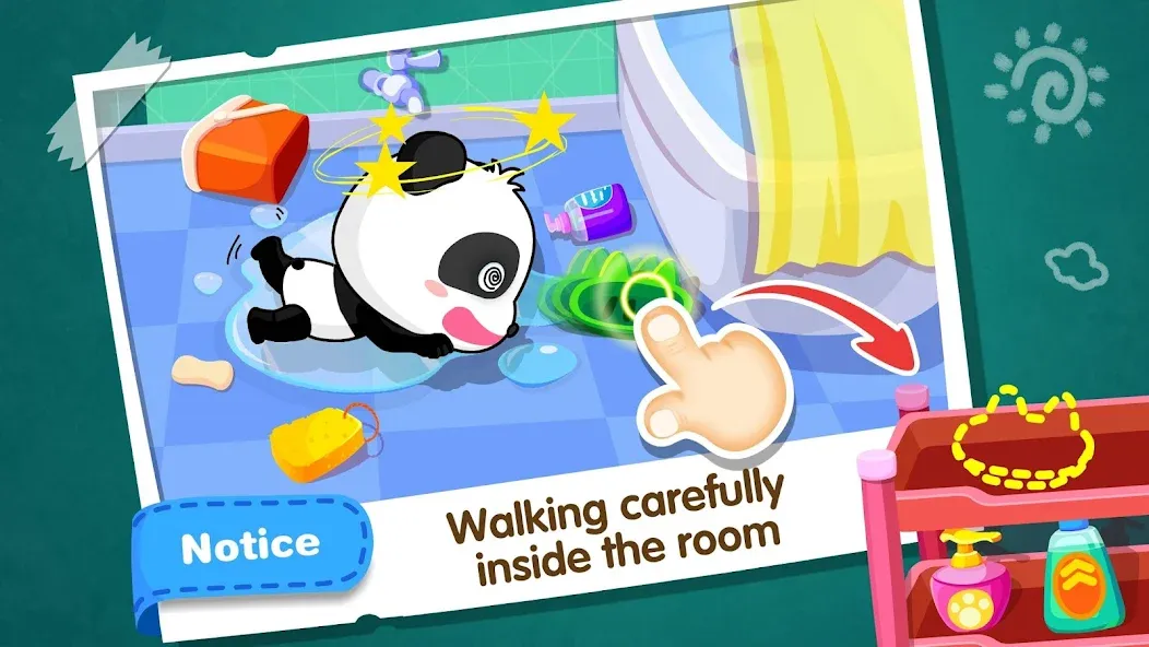 Baby Panda Home Safety [МОД: Деньги, Монеты и Меню MOD] Screenshot 4