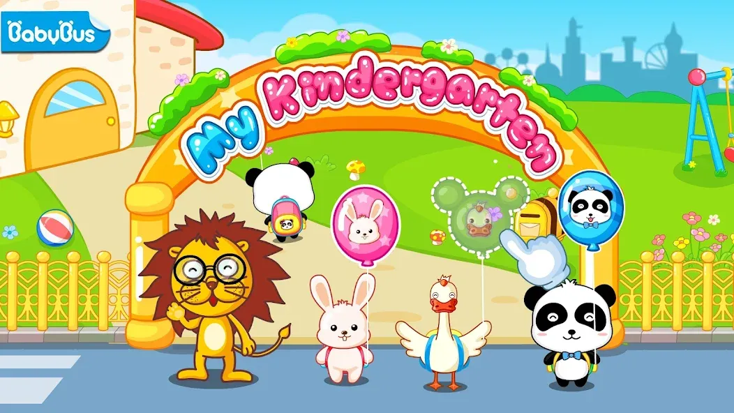 Baby Panda Kindergarten [МОД: Меню, Бесконечные монеты и Открытые уровни] Screenshot 1