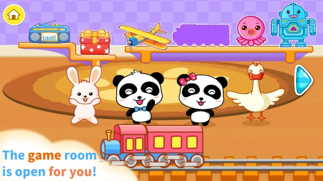 Baby Panda Kindergarten [МОД: Меню, Бесконечные монеты и Открытые уровни] Screenshot 2