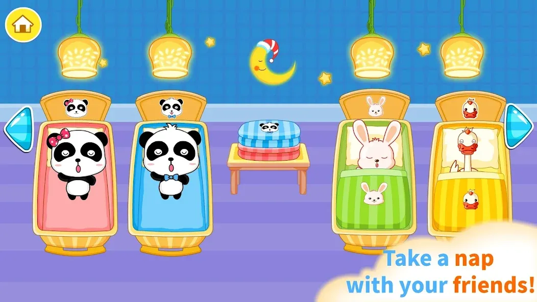 Baby Panda Kindergarten [МОД: Меню, Бесконечные монеты и Открытые уровни] Screenshot 4