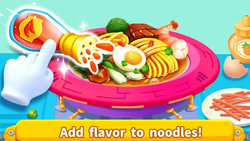 Little Panda's Space Kitchen [МОД: Меню, Бесконечные монеты и Открытые уровни] Screenshot 3