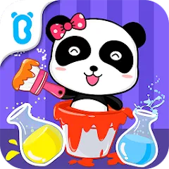 Скачать Baby Panda's Color Mixing [МОД: Все открыто, Дополнительные деньги и Меню MOD] | Взлом Baby Panda's Color Mixing на Андроид