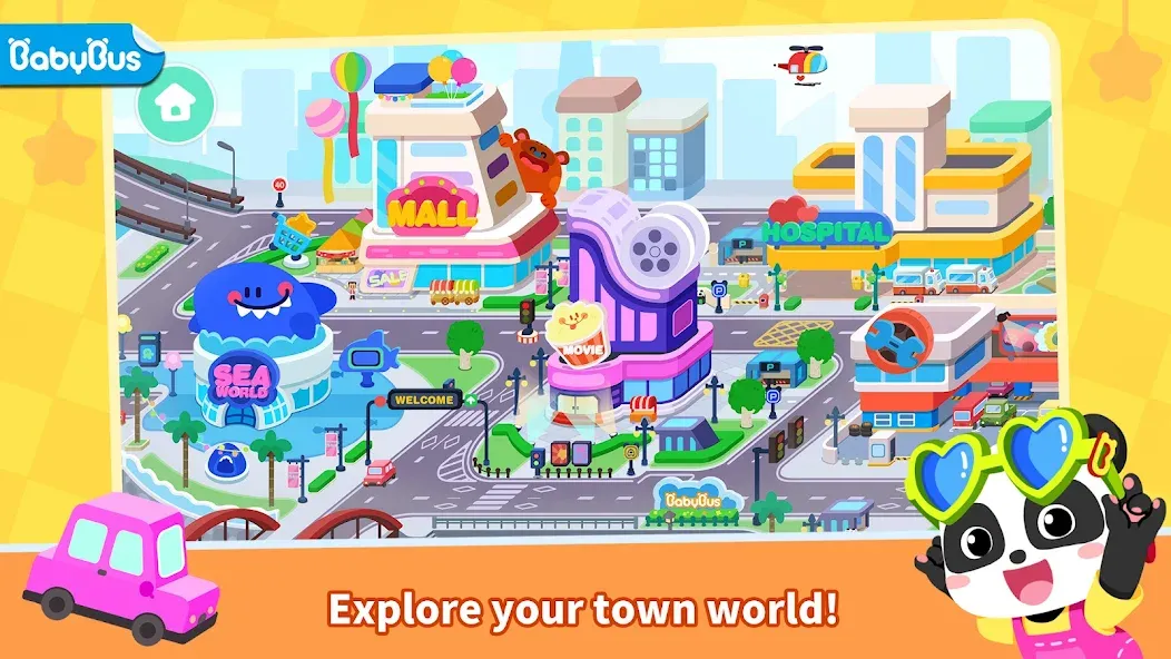 Little Panda's Town: My World [МОД: Много монет, Открытые уровни и Мега MOD] Screenshot 1