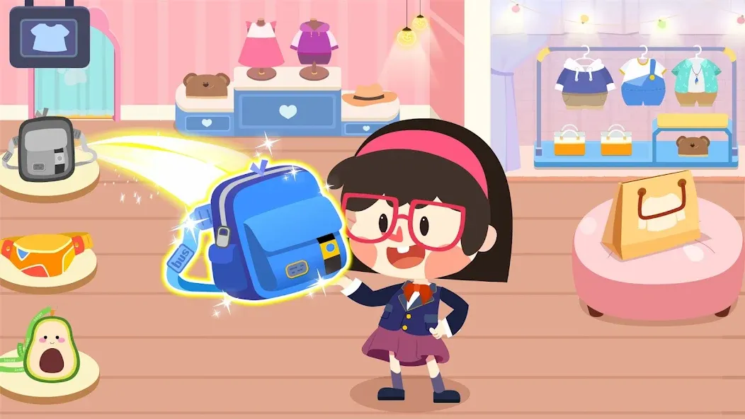 Little Panda's Town: Mall [МОД: Меню, Бесконечные монеты и Открытые уровни] Screenshot 3