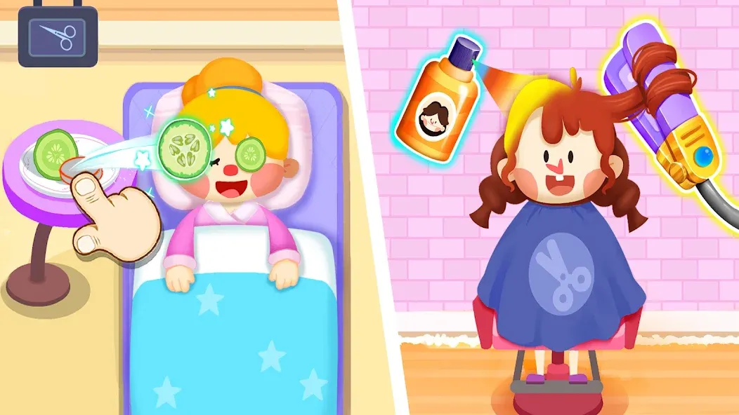 Little Panda's Town: Mall [МОД: Меню, Бесконечные монеты и Открытые уровни] Screenshot 5