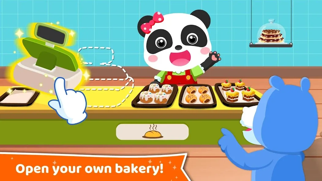 Baby Panda's Dream Job [МОД: Бесконечные деньги, Монеты и Мега MOD] Screenshot 3
