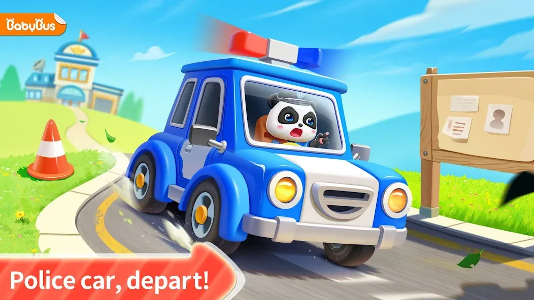 Little Panda Policeman [МОД: Бесконечные деньги, Монеты и Мега MOD] Screenshot 1