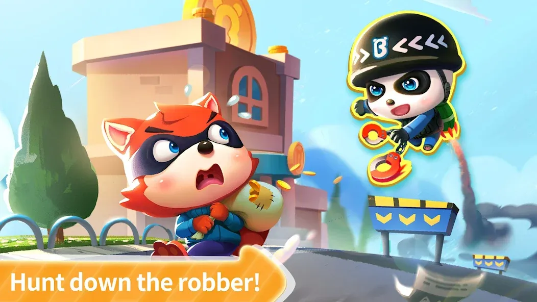 Little Panda Policeman [МОД: Бесконечные деньги, Монеты и Мега MOD] Screenshot 2