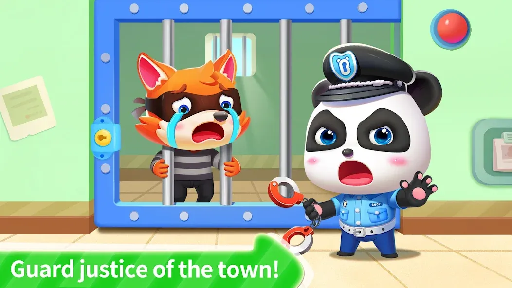 Little Panda Policeman [МОД: Бесконечные деньги, Монеты и Мега MOD] Screenshot 5