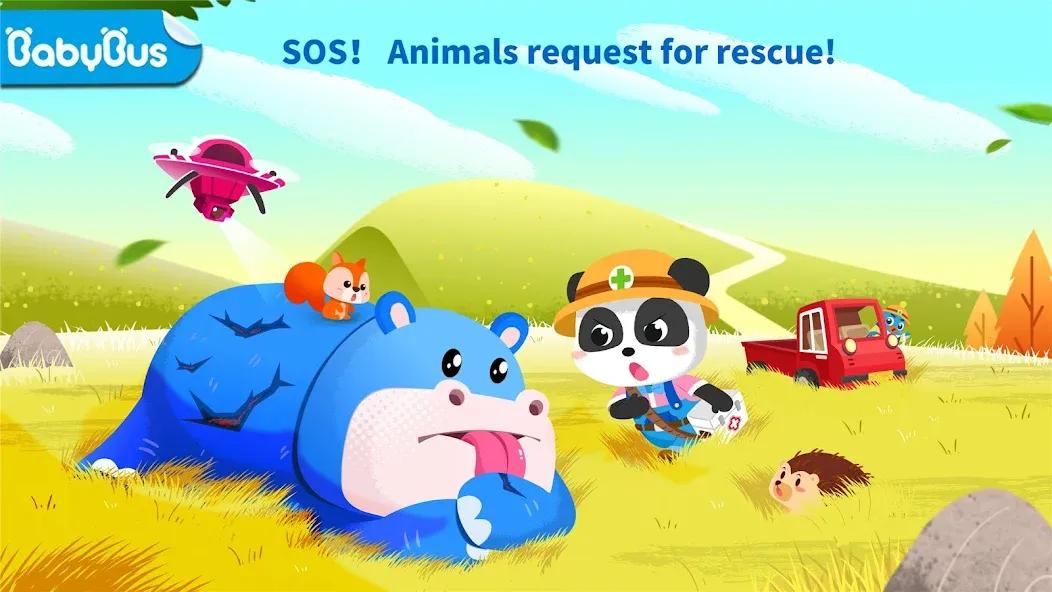 Baby Panda: Care for animals [МОД: Много денег, Монет и Все открыто] Screenshot 1