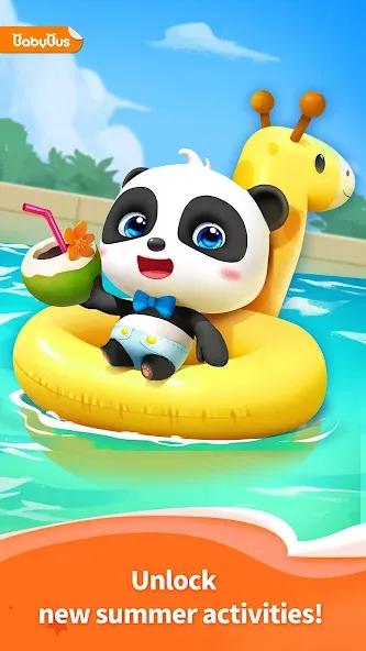 Talking Baby Panda-Virtual Pet [МОД: Все открыто, Дополнительные деньги и Меню MOD] Screenshot 1