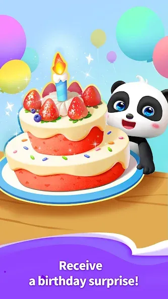 Talking Baby Panda-Virtual Pet [МОД: Все открыто, Дополнительные деньги и Меню MOD] Screenshot 3