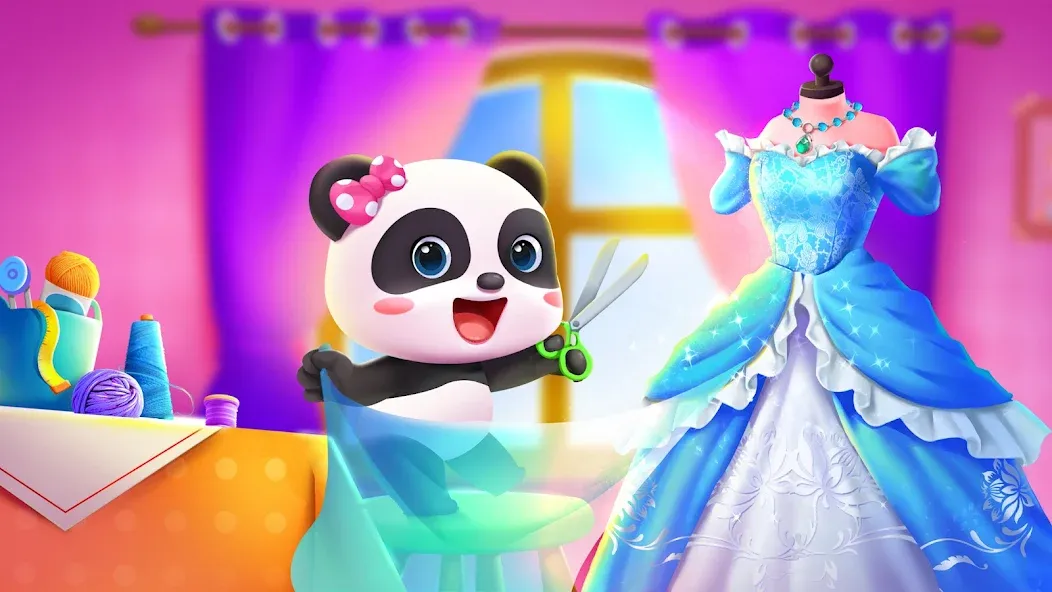 Baby Panda's Fashion Dress Up [MOD: Мод Меню/Взлом] - Скриншот 1