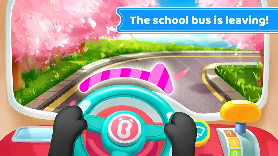 Baby Panda's School Bus [МОД: Меню, Бесконечные монеты и Открытые уровни] Screenshot 2