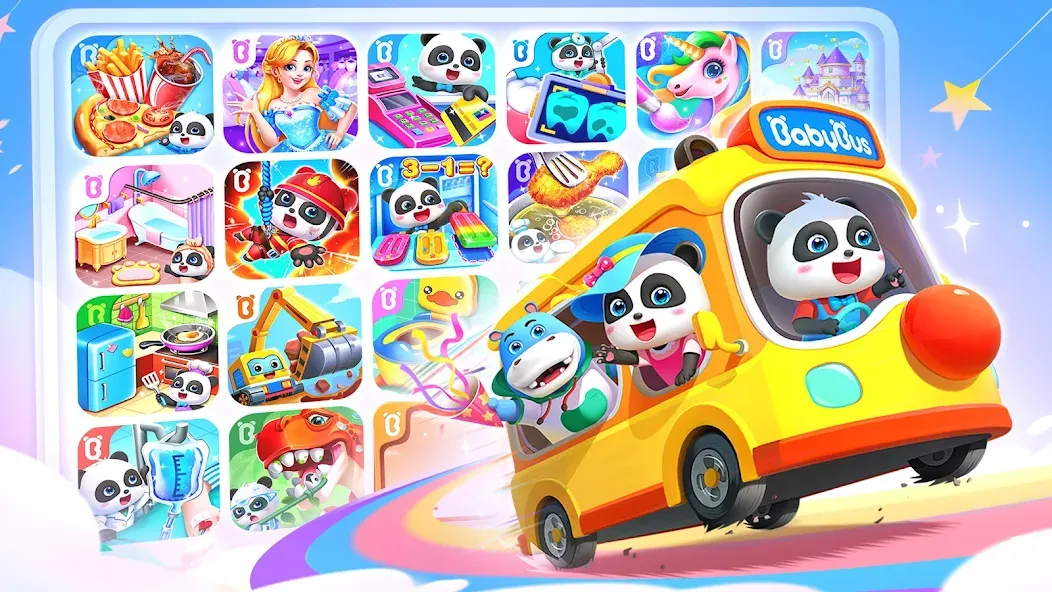 Baby Panda World: Kids Games [МОД: Бесконечные деньги, Монеты и Мега MOD] Screenshot 1
