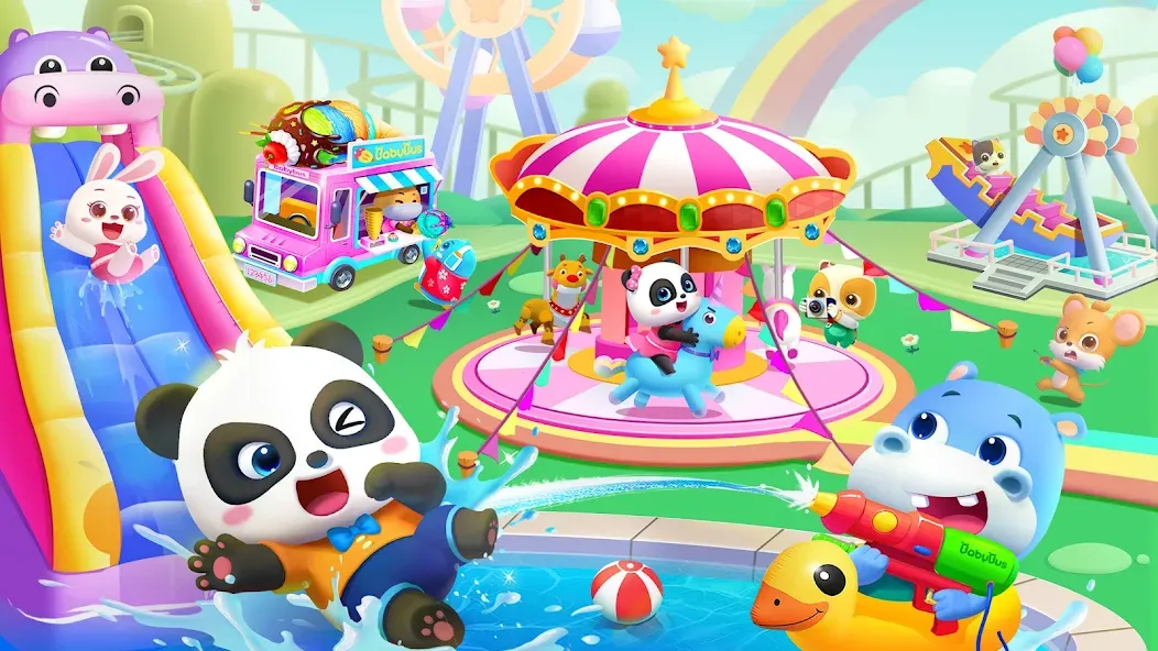 Baby Panda World: Kids Games [МОД: Бесконечные деньги, Монеты и Мега MOD] Screenshot 2