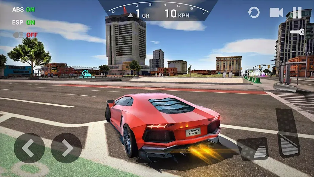 Ultimate Car Driving Simulator (Ультимейт Кар Драйвинг Симулятор) [МОД: Много монет, Открытые уровни и Мега MOD] Screenshot 1