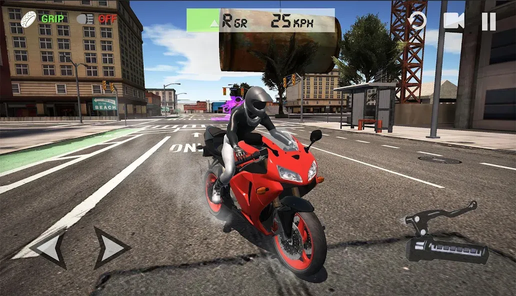 Ultimate Motorcycle Simulator (Ультимативный Мотоциклетный Симулятор) [МОД: Меню, Бесконечные монеты и Открытые уровни] Screenshot 1
