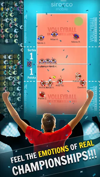Volleyball Championship (Волейбольный чемпионат) [МОД: Все открыто, Дополнительные деньги и Меню MOD] Screenshot 1