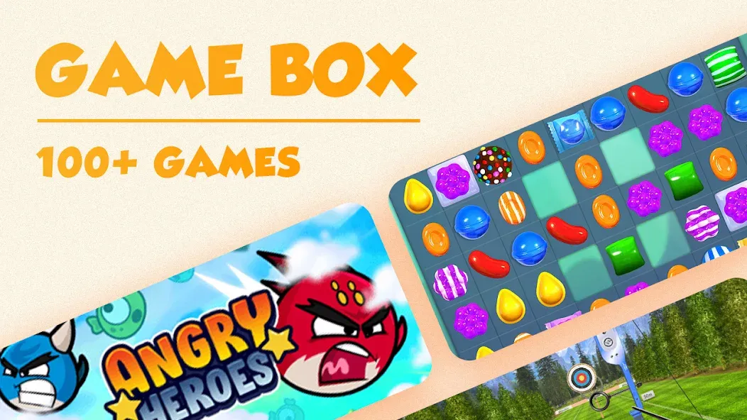 Game Box - 100+ Games (Гейм Бокс) [МОД: Много монет, Открытые уровни и Мега MOD] Screenshot 1