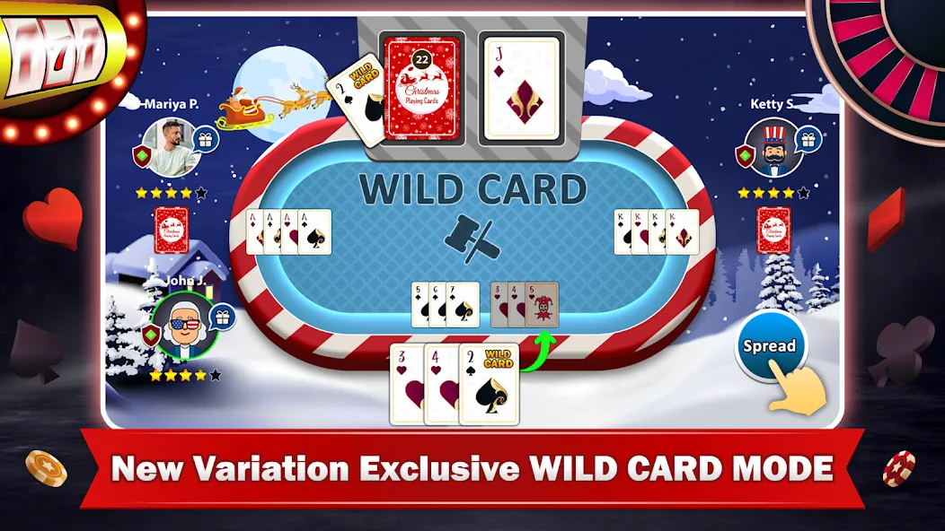 Tonk Multiplayer Card Game (Тонк многопользовательская карточная игра) [МОД: Много денег, Монет и Все открыто] Screenshot 4