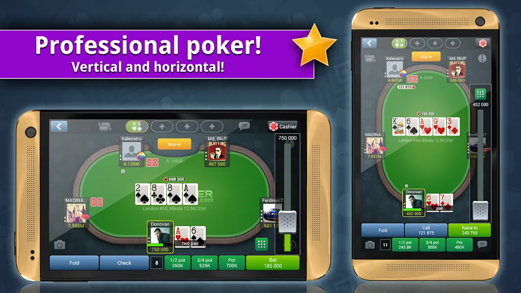 Jag Poker HD (Яг Покер ХД) [МОД: Много денег, Монет и Все открыто] Screenshot 1