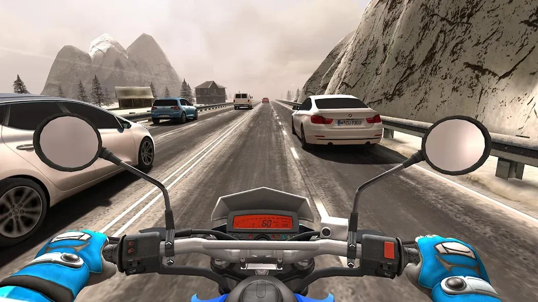 Traffic Rider (Трафик Райдер) [МОД: Много монет, Открытые уровни и Мега MOD] Screenshot 2