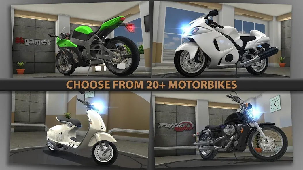 Traffic Rider (Трафик Райдер) [МОД: Много монет, Открытые уровни и Мега MOD] Screenshot 5