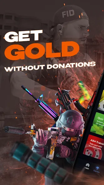 Skins Farm - Golds and Skins (Скинс Фарм) [МОД: Бесконечные деньги, Монеты и Мега MOD] Screenshot 1