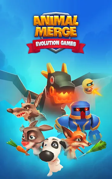 Animal Merge - Evolution Games (Анимал Мерж) [МОД: Деньги, Монеты и Меню MOD] Screenshot 1