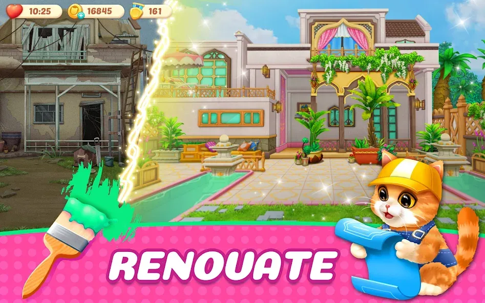 Kitten Match (Киттен Матч) [МОД: Меню, Бесконечные монеты и Открытые уровни] Screenshot 3