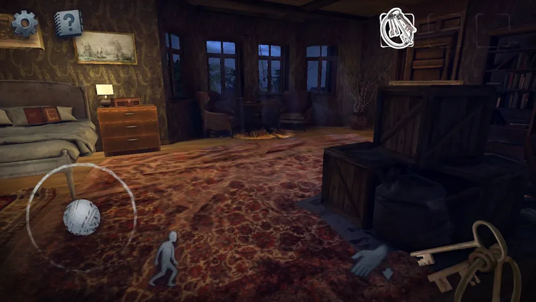 Scary Mansion: Horror Game 3D [МОД: Все открыто, Дополнительные деньги и Меню MOD] Screenshot 3