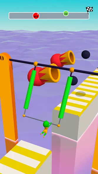 Fun Race 3D — Run and Parkour (Фан Рэйс 3Д) [МОД: Меню, Бесконечные монеты и Открытые уровни] Screenshot 3